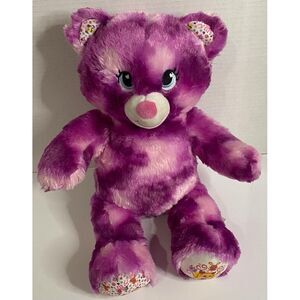 BUILD-A-BEAR Love Diana Scented Purple Pink Bear‎ Princess of Play Plush EUC